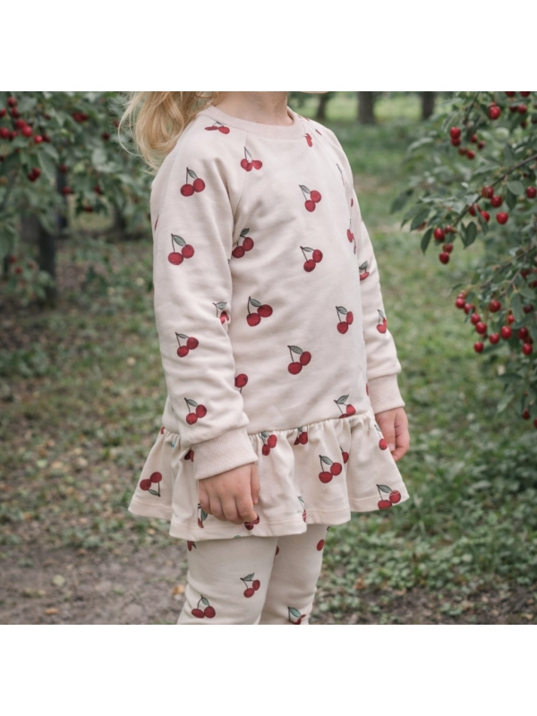 Bluza baskinka Retro wisienki